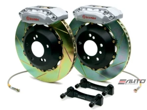 Brembo Front GT BBK Brake 4pot Caliper Silver 328x28 Slot Rotor RX8 RX-8 04-11 - Picture 1 of 1