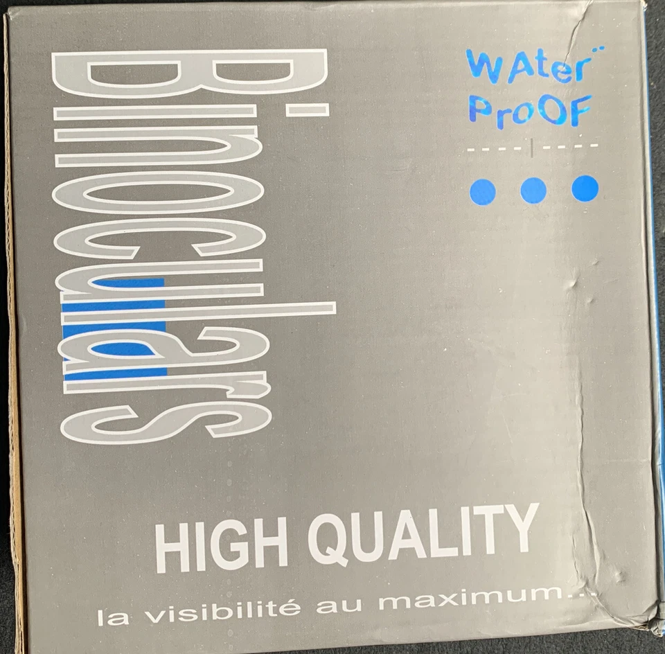 BINOCULARES ALTA CALIDAD IMPERMEABLES 10 X 50 168 PIES A 1000YDS ÓPTICA RECUBIERTA. Foto 1 de 4