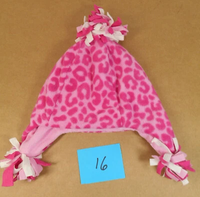 Sombrero polar estampado animal rosa para niños talla M 12-24 meses nuevo B16 Foto 1 de 2