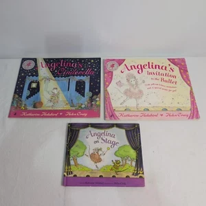 Angelina Ballerina 3 Book Bundle Katharine Holabird/Helen Craig - Picture 1 of 8