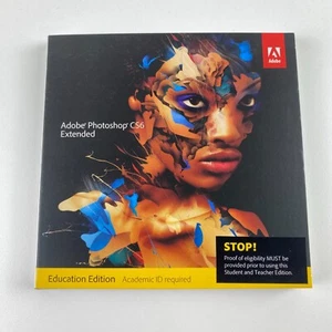 Adobe Photoshop CS6 Extended for Mac – Education Edition - Product Code Included - Picture 1 of 3