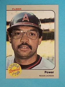 1983 Fleer Reggie Jackson California Angles #645 ⚾ - Picture 1 of 2