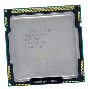 Intel Core i7-880 3.06 GHz LGA1156 4 cores 8 threads SLBPS CPU Processor 8 MB - Picture 1 of 4