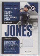 2017 Panini Chronicles Swatches Purple /99 Chipper Jones #CS-CJ HOF