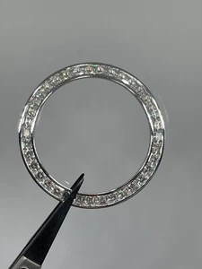 CUSTOM EMERALD MOISANNITE DIAMONDS BEZEL FOR DAYTONA 116520 116500 116519 116509 - Picture 1 of 7