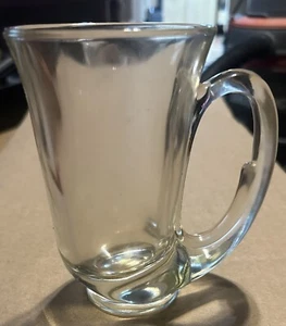 4 Hunter Horn 12 oz Mug by Tiara 5 1/2" Tall Clear Horn Shaped Stein 😊 - Picture 1 of 2