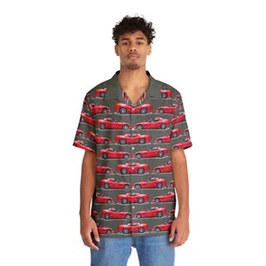 Corvette Z06 Artwork Hawaiian Shirt-Original Design for Vette motorhead car gift - Picture 1 of 15