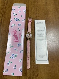 Barbie Sugar Plum Uhr mit Box - braucht Batterie Neu - Bild 1 von 5