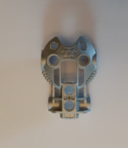 Lego Bionicle Toa Inika Upper Arm Cover Silver 57474 / 53544