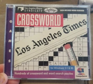 Vintage Los Angeles's Times Crossword puzzle Cd Rom game - mint shape - windows - Picture 1 of 5