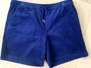 NWT C&C California Beach Shorts Men’s XLarge Blue Adjustable Waist Corduroy - Picture 1 of 4