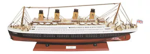 Schiffsmodell-Titanic Modellschiff Holz 80x29cm Sea4You maritime Dekoration - Bild 1 von 1
