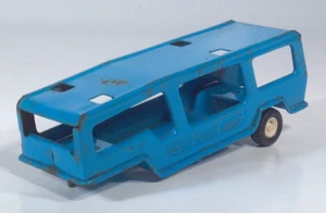 Vintage Buddy L Car Carrier Transporter Semi Trailer 7" Steel Scale Model Japan - Picture 1 of 7