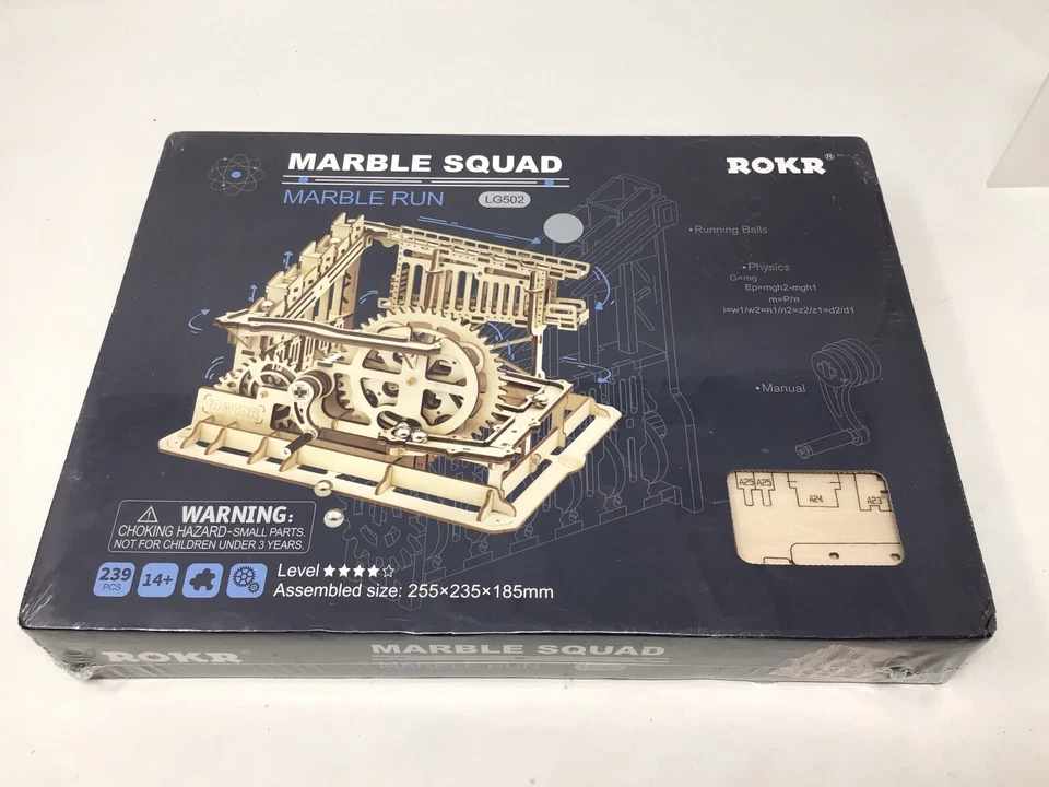 ROKR Marble Squad Marble Run LG502 3D Wooden Puzzle Set
