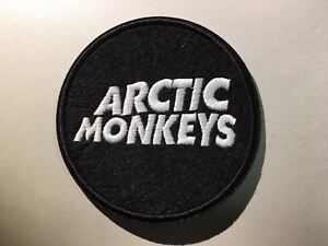ARCTIC MONKEYS Logo Patch - Embroidered Iron On Patch 3 "