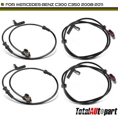 Sensores de velocidad de rueda ABS para Mercedes-Benz C300 C350 2008-2011 delanteros y traseros 4 piezas Foto 1 de 4