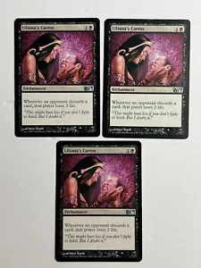 Liliana's Caress 3x 103/249 Regular Uncommon Core Set 2011 M11 Magic MTG LP - Picture 1 of 8