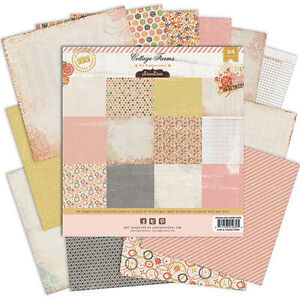 PINK PAISLEE "COTTAGE FARMS" 6X6 PAPER PACK  SCRAPJACK'S PLACE 2013