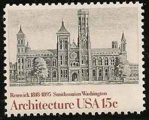 US 1838 American Architecture Smithsonian Institution 15c single MNH 1980 - Picture 1 of 1