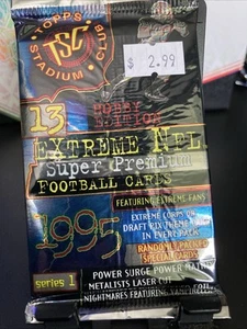 Vintage 1995 Topps Stadium Club Extreme NFL Football Series 1 Factory Sealed - Bild 1 von 2