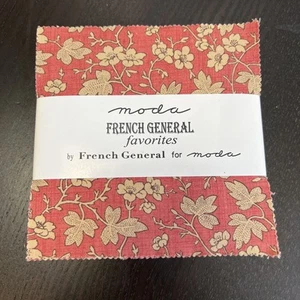Confezione Charm 5" Favoriti Tessuto Generale Francese Moda Cucito Trapunta Artigianale Quadrato - Foto 1 di 2