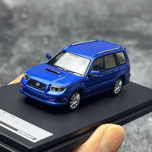 Fiberrun 1/64 Scale Subaru Forester SG9 Sti Blue Diecast Model Toy Gift NIB - Picture 1 of 6