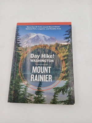 Day Hike Mount Rainier Ron C Judd Hiking Guidebook Washington Trails Softcover Foto 1 de 4