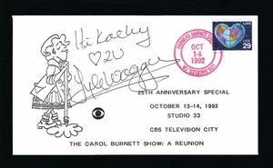 Lyle Waggoner signiertes Cover Carol Burnett Show, Wonder Woman - Bild 1 von 1