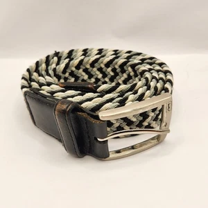 PGA Tour Stretch Braid Herren Gürtel Gr. 36-38 gewebt grau schwarz weiß Golf - Bild 1 von 7