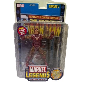 Marvel Legends Invincible IRON MAN Variante Toy Biz Originale Sigillato Nuovo 2002 - Foto 1 di 7