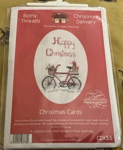 Brandneu Derwentwater Designs Kreuzstich-Set Weihnachtskarte Weihnachtslieferung - Bild 1 von 4