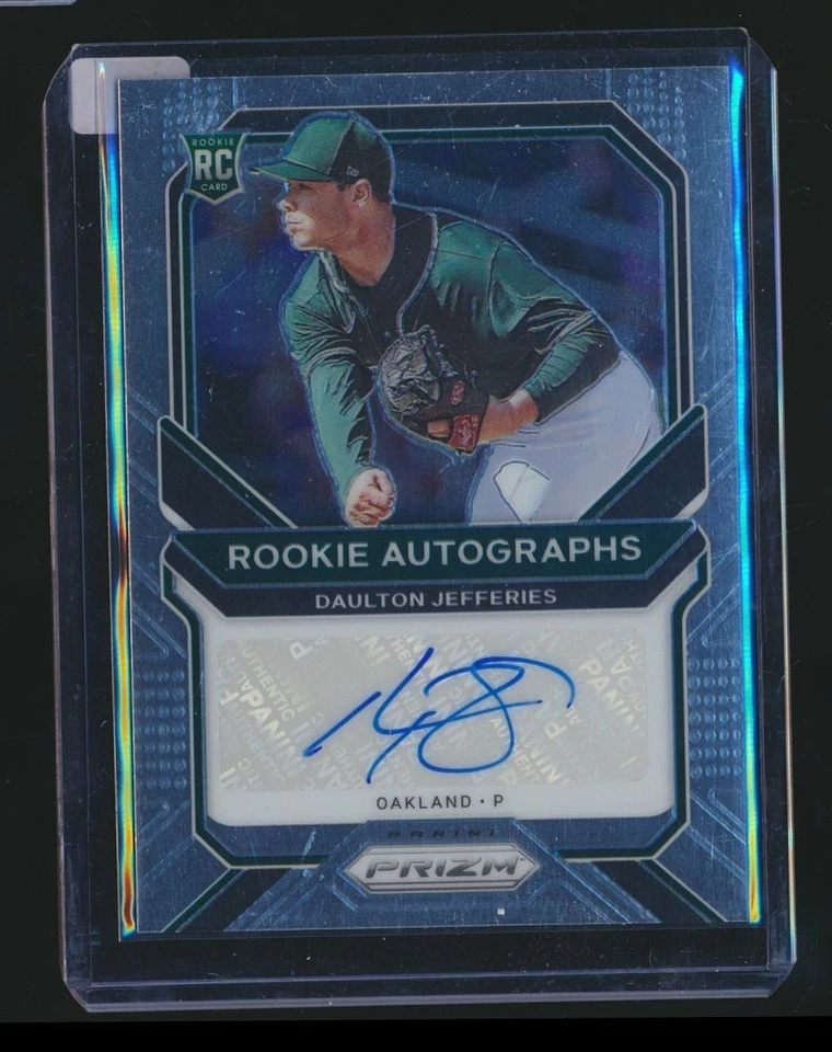 2021 PRIZM ROOKIE AUTO DAULTON JEFFERIES A'S - Image 1 of 1