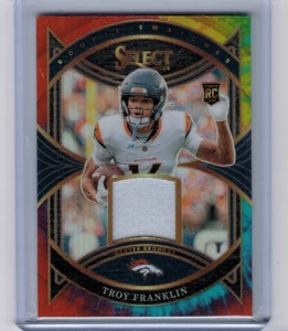 2024 Panini Select Troy Franklin Tie-Dye Prizm Patch RC #'ed 01/25 - Picture 1 of 1