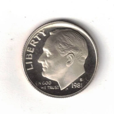 1981-S San Francisco Proof Roosevelt Dime! - Image 1 of 2