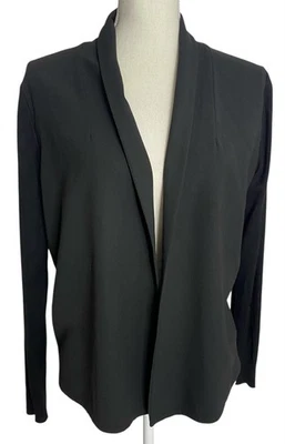 Ted Baker London 2 Cárdigan Abierto Negro Blazer Suéter Tejido Combo Carrera Informal Foto 1 de 4