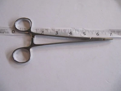 Pinzas de bloqueo, acero inoxidable alemán 7" recto ¡Bonito! {bin 4} Foto 1 de 3