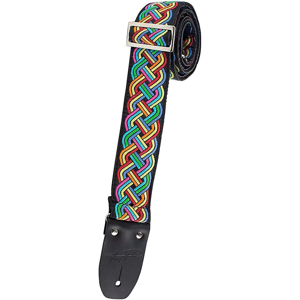 Henry Heller Jacquard Series Guitar Strap Rainbow - Image 1 of 1