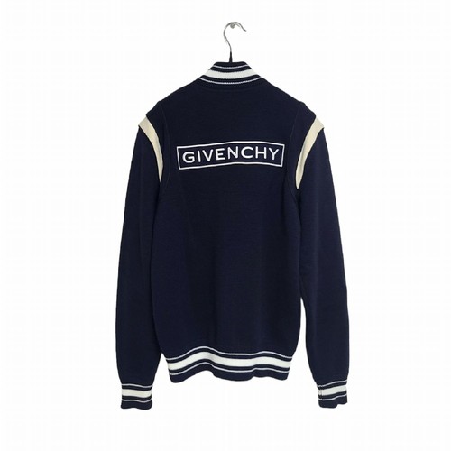 Giacca donna Givenchy in maglia con logo ricamato Varsity 1247 118973228