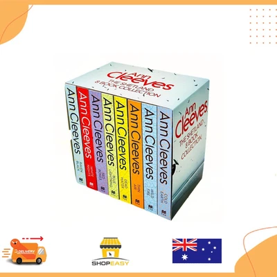 Ann Cleeves Shetland Series 8 Books Collection Set (Raven Black, White Nights, R - image 1 of 4