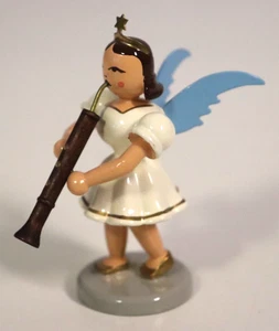 Falda plisada en blanco Erzgebirge ángel de la música falda corta pintada de color - Imagen 1 de 5