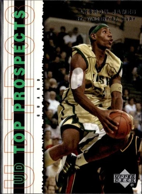 2003 UD Top Prospects #3 LeBron James - Image 1 of 2