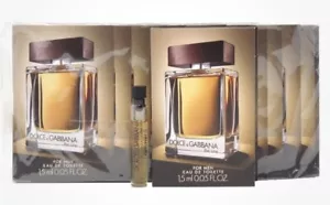 The One by Dolce & Gabbana Vial EDT (sample) .05 oz (Men’s) 12pcs - Picture 1 of 5
