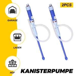 Fasspumpe Kanisterpumpe Elektrische Handpumpe Pumpe Wasser ?l Benzin Diesel 2x - Bild 1 von 13