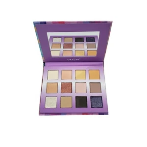Pink Memory I 12 Colors Eyeshadow Palette Okalan New 4.75"L x 3.75"W x .50"H - Picture 1 of 9
