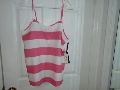 U.S. Polo Assn. Striped Sleeveless Top Size Medium New With Tags - Image 1 of 2