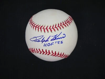 RALPH KINER SIGNED OMLB BASEBALL WITH "HOF '75" INSCRIPTION - PSA COA - Image 1 of 4