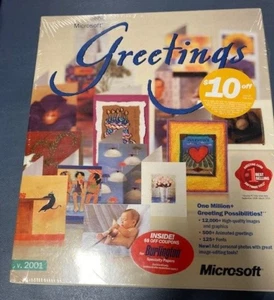 Microsoft Greetings v. 2001 Hallmark Connections New Sealed - Picture 1 of 3