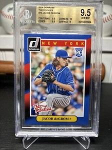 BGS 9.5 Jacob deGrom 2014 Panini Donruss The Rookies RC #74 New York Mets