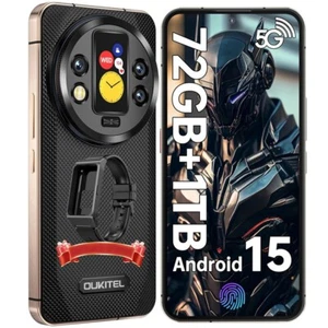 Smartphone Android 15 OUKITEL WP200 Pro Exterior Práctico 5G 72GB+1TB 8800mAh NFC - Imagen 1 de 12