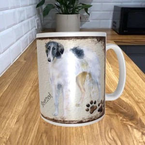 Borzoi 11oz Coffee Mug My Dog's Rules Theme 201DRMUG - Picture 1 of 2